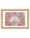 ICANVAS STAFFORDSHIRE DOGS CHINOISERIE IN PINK BY GREEN ORCHID BOUTIQUE WALL ART