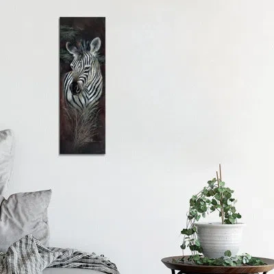 Icanvas Striped Innocence By Ruane Manning - Painting Print In Wrapped Canvas