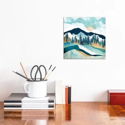 Icanvas Summer Forest - Graphic Art Print In No Matte,wrapped Canvas