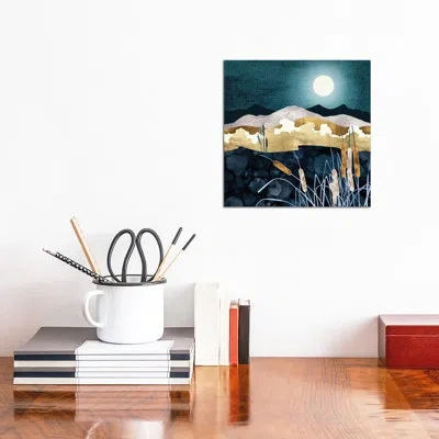 Icanvas Summer Lake - Graphic Art Print In No Matte,wrapped Canvas