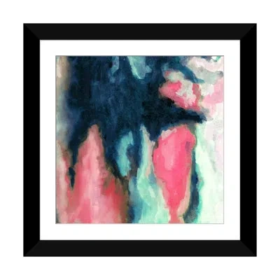 Icanvas 'sun Shadow' Print On Canvas In Black Framed Paper,white