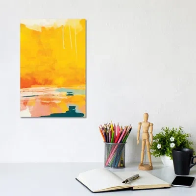 Icanvas Sunny Landscape I By Ana Rut Bré - Graphic Art Print In Wrapped Canvas,no Matte