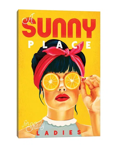 Icanvas Sunny Shady Lady By The Whiskey Ginger Wall Art In Multi