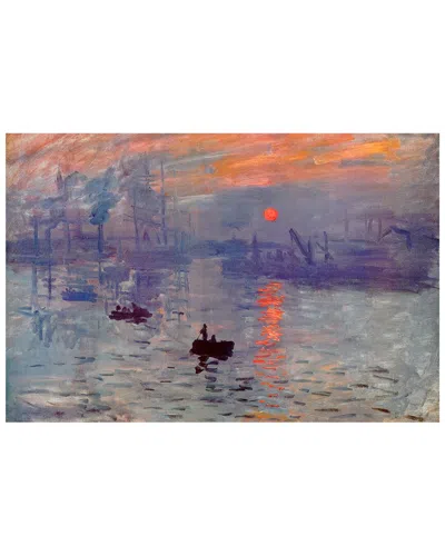 Icanvas Sunrise Impression By Claude Monet Wall Art In Multi