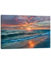 ICANVAS SUNSET OVER OCEAN, GULF ISLANDS NATIONAL SEASHORE, FLORIDA BY TIM FITZHARRIS WALL ART