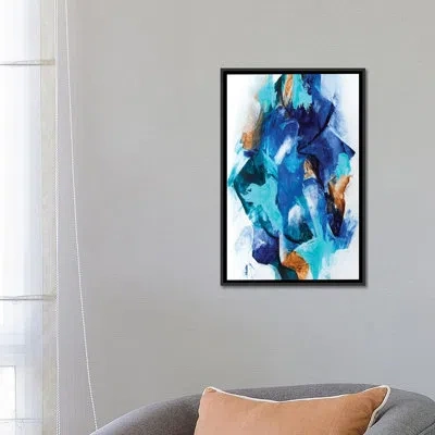 Icanvas Synthesis By Spellbound Fine Art - Painting Print In Black Framed Canvas,no Mat