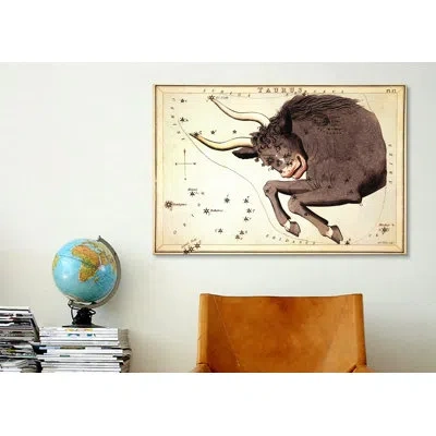Icanvas "taurus Constellation Ll" By Sidney Hall Graphic Art On Wrapped Canvas In No Mat,wrapped Canvas