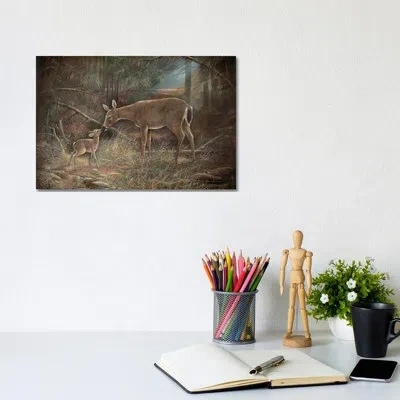 Icanvas Tender Moments By Ruane Manning - Painting Print In No Matte,wrapped Canvas