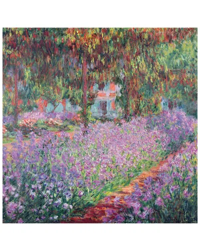Icanvas The Artist's Garden At Giverny, 1900 By Claude Monet Wall Art In Multi