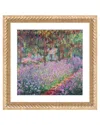 Icanvas The Artist's Garden At Giverny, 1900 By Claude Monet Wall Art