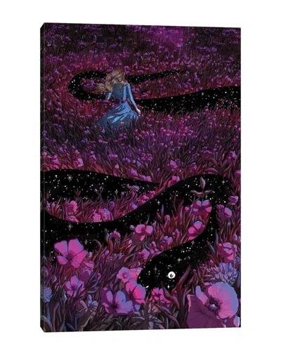 Icanvas The Common Garden Snake Night Version Canvas Artwo By Ella Mazur Wall Art