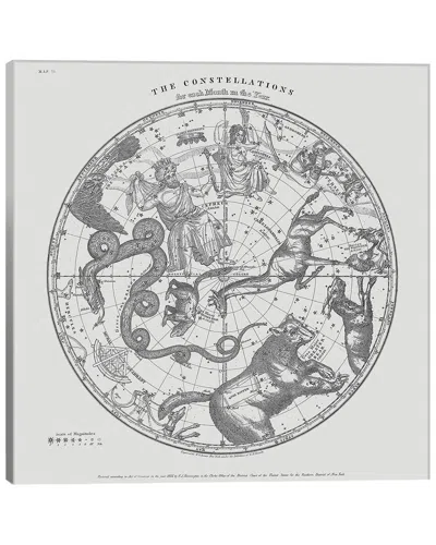 Icanvas The Constellations On White By Florent Bodart Wall Art