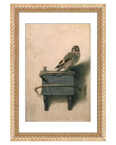 Icanvas The Goldfinch In Brown