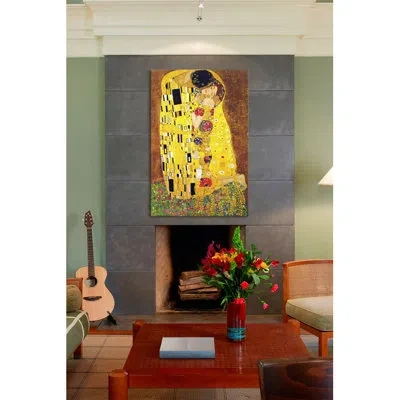 Icanvas 'the Kiss' By Gustav Klimt Painting Print On Canvas