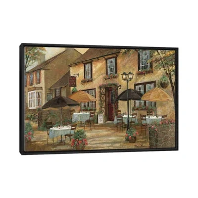 Icanvas The Mobley Inn By Ruane Manning - Painting Print In Black Framed Canvas,no Matte