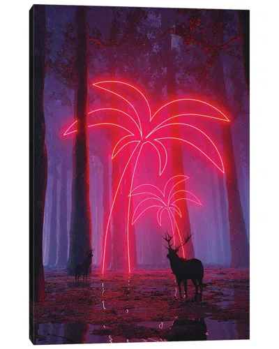 ICANVAS THE NEON TREES BY DAVANSH ATRY WALL ART