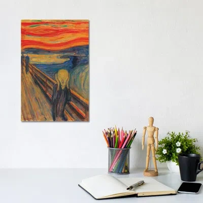 Icanvas 'the Scream' By Edvard Munch Painting Print On Canvas In Multi-color