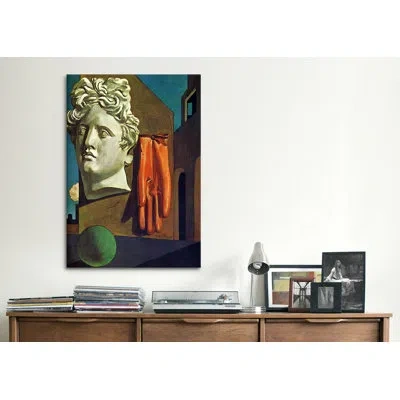 Icanvas "the Song Of Love" By Giorgio De Chirico Painting Print On Wrapped Canvas In No Mat,wrapped Canvas