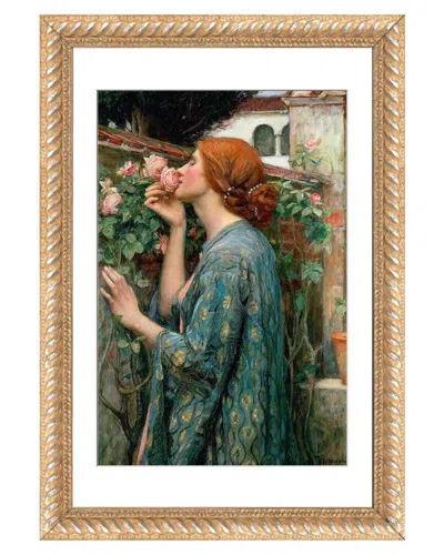 Icanvas The Soul Of The Rose, 1908 By John William Waterhouse Wall Art In Green