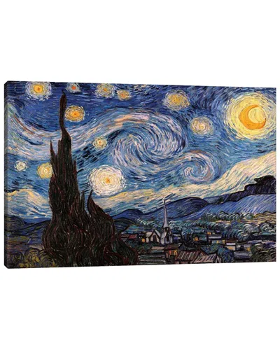 Icanvas The Starry Night By Vincent Van Gogh Wall Art In Multi