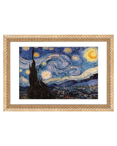 Icanvas The Starry Night By Vincent Van Gogh Wall Art In Multi