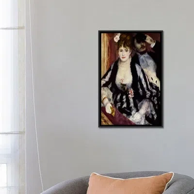 Icanvas 'the Theatre Box (la Loge)' By Pierre-auguste Renoir Painting Print On Wrapped Canvas In No Mat,wrapped Canvas