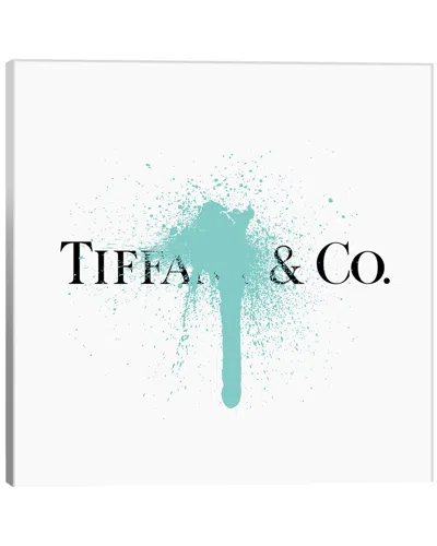 Icanvas Tiffany & Co Luxury Paint Drip Wall Art By Antonio Brasko