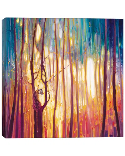 Icanvas Tiger Burning Bright Wall Art
