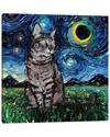 ICANVAS TIGER CAT NIGHT BY AJA TRIER WALL ART