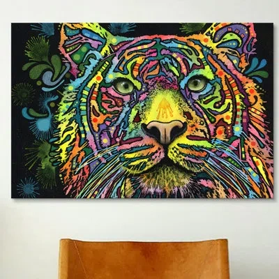 Icanvas 'tiger' - Wrapped Canvas Graphic Art Print