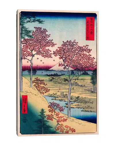Icanvas Toto Meguro Yuhigaoka (yuhigaoka At Meguro In Edo) Canvas Wall Art