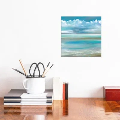 Icanvas Tranquility By The Sea Ii By Ruane Manning - Painting Print In No Matte,wrapped Canvas