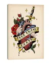 Icanvas True Until Death Canvas Wall Art