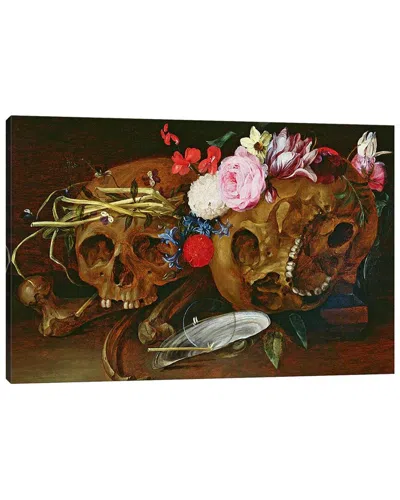ICANVAS ICANVAS VANITAS STILL LIFE WITH SKULLS