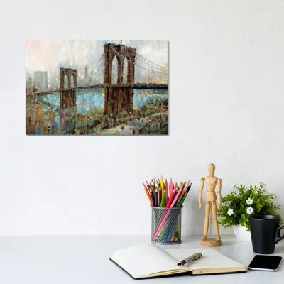Icanvas View From The Promenade By Ruane Manning - Painting Print In No Matte,wrapped Canvas