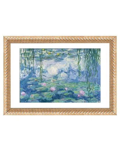 Icanvas Waterlilies, 1916-19 By Claude Monet Wall Art In Blue