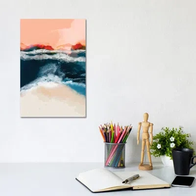 Icanvas Waterworld I By Ana Rut Bré - Graphic Art Print In No Matte,wrapped Canvas