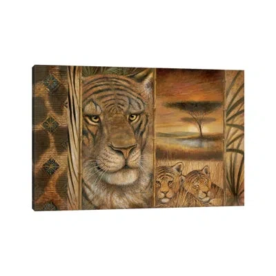 Icanvas Wild And Beautiful By Ruane Manning - Painting Print In No Matte,wrapped Canvas