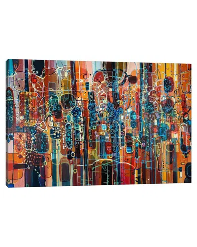 Icanvas Wild Red By Rebecca Moy Wall Art In Multi