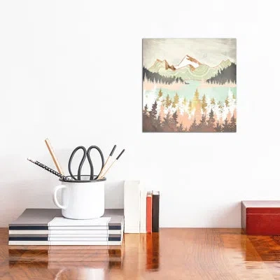 Icanvas Winter Bay - Graphic Art Print In No Matte,wrapped Canvas