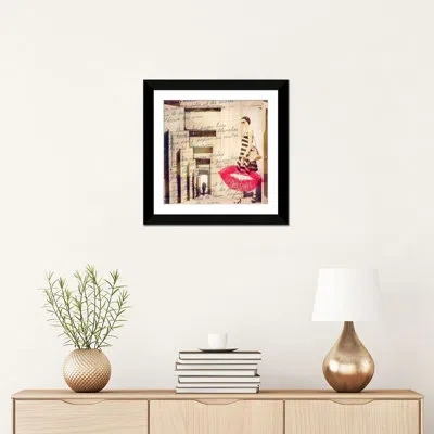 Icanvas 'with Love Giclee' Graphic Art Print On Canvas In Black Framed Fine Art Paper,white
