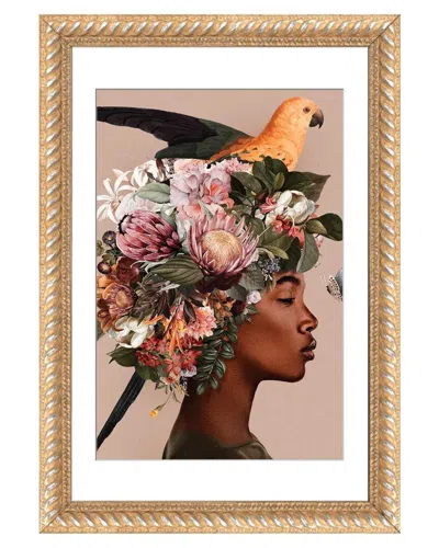 Icanvas Woman & Flowers Iv By Danilo De Alexandria Wall Art