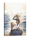 Icanvas Woman On A Rock Wall Art By Marina Ignatova