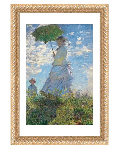 Icanvas Woman With A Parasol - Madame Monet & Her Son
