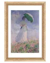 ICANVAS WOMAN WITH A PARASOL TURNED TO THE RIGHT, 1886 BY CLAUDE MONET WALL ART