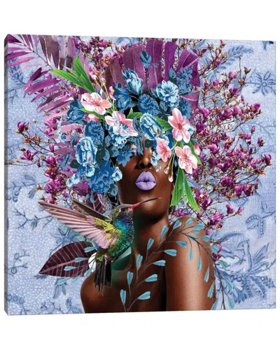 Icanvas Women In Bloom - Purplicious By Yvonne Coleman Burney Wall Art