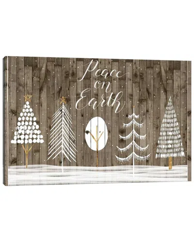 Icanvas Wooded White Christmas Collection A Wall Art