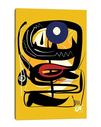 Icanvas Yellow African Blue Eye Canvas Wall Art