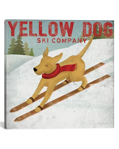 Icanvas Yellow Dog Ski Co. By Ryan Fowler In Multi