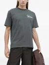 Ice & Techno Logo-print Crew-neck T-shirt In Green
